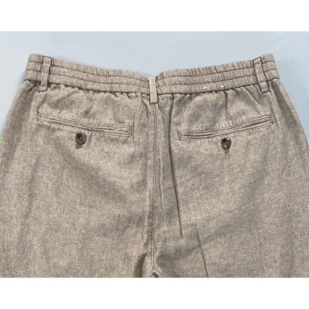 Banana Republic Athletic Fit Pull On Brushed Linen Blend Jogger Pants. 31X26 GUC - Picture 5 of 5